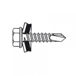 Skrūves lokšņu savienošanai cinkotas 4.8 x 23 mm